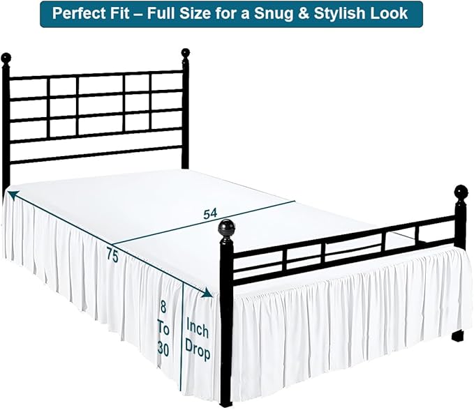 Linen Bed Skirt - Full