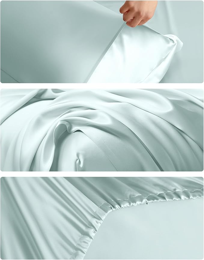 Mulberry Silk Bed Sheet Set - California King - 4 Piece