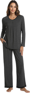 Women's Bamboo Pants Pajama Set - Long Sleeve - 2 Piece