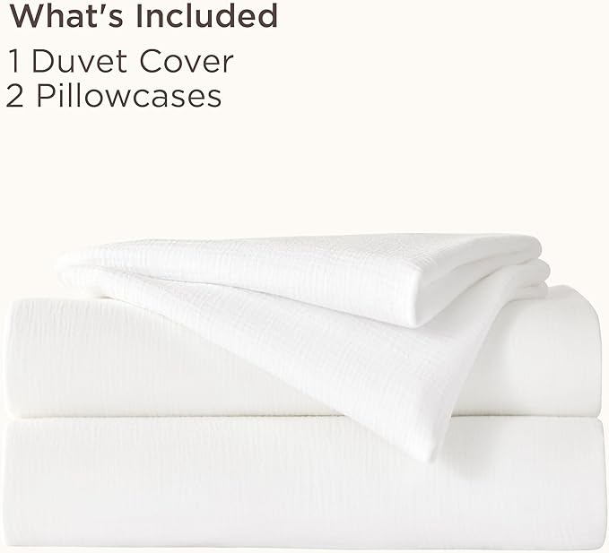 Bamboo Cooling Duvet Cover Set - Queen - 3 Piece