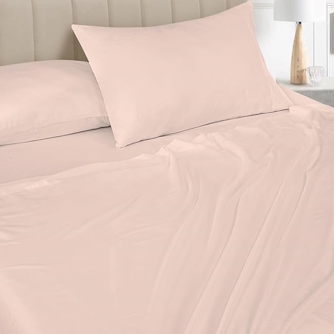 Bamboo Cooling Bed Sheet Set - Queen - 4 Piece