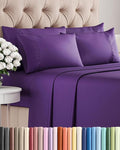 Cooling Bed Sheet Set - Queen - 16 in Deep Pocket - 6 Piece