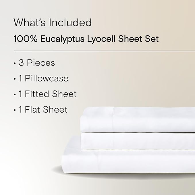 Cooling Bed Sheet Set - Twin - 3 Piece