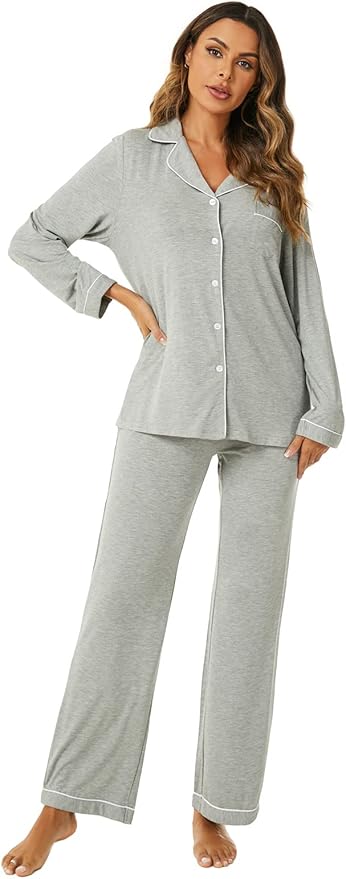 Women's Pajama Set - Long Sleeve - 2 Piece