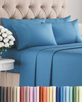 Cooling Bed Sheet Set - King - 16 in Deep Pocket - 6 Piece