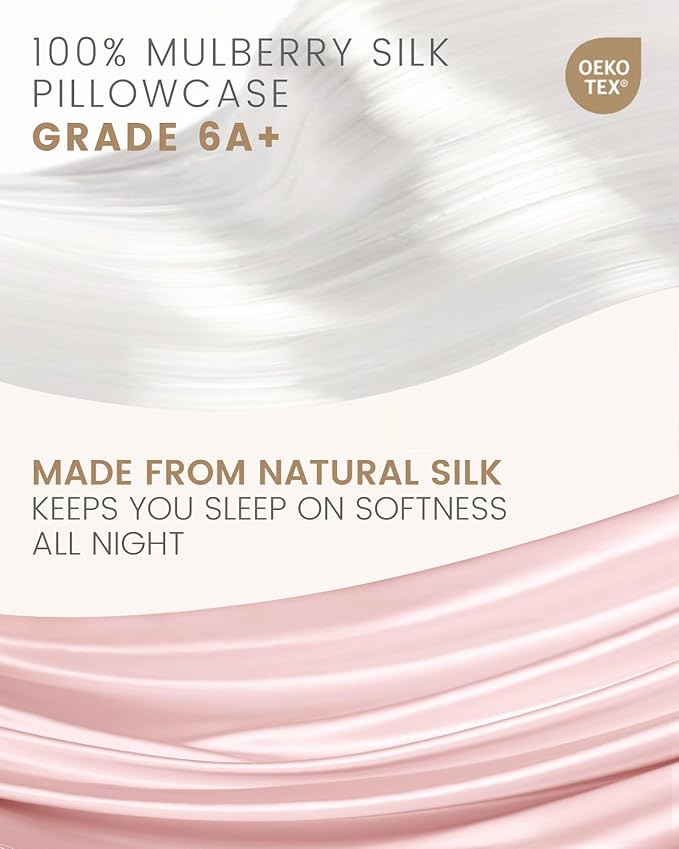 Mulberry Silk Pillowcase Set - California King - 2 Piece