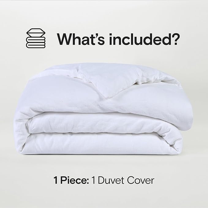Linen Cooling Duvet Cover Set - King