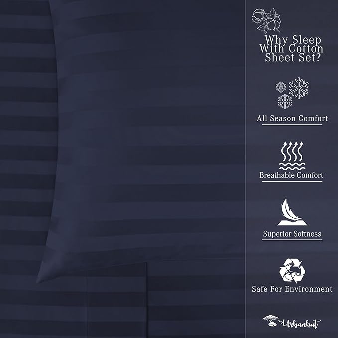 Bed Sheet Set - Twin - 16 in Deep Pocket - 4 Piece