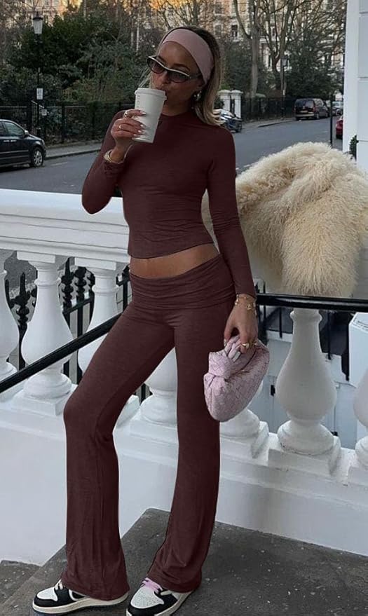 Women's Pants Pajama Set - Long Sleeve - 2 Piece