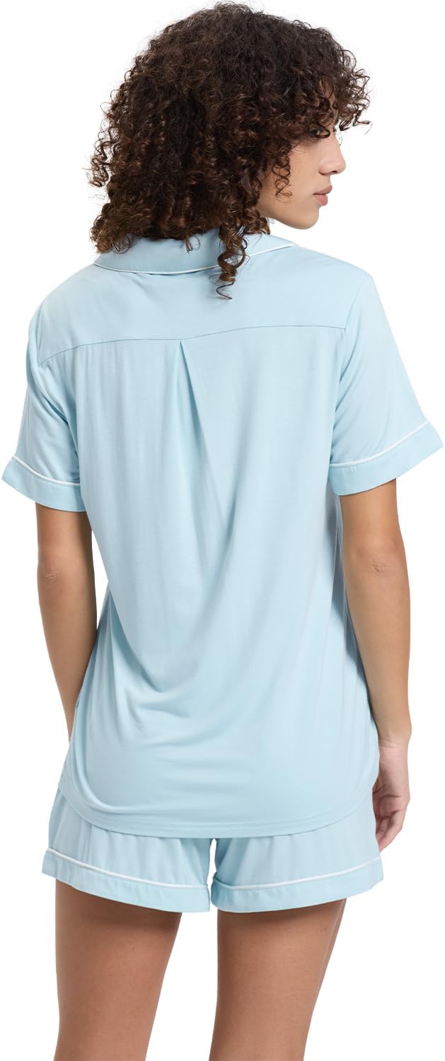 Women's Bamboo Cooling Pajama Set - Short Sleeve - 2 Piece