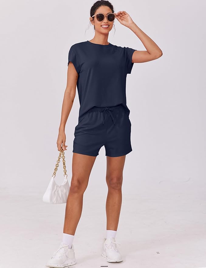 Women's Loungewear Set - Shorts - 2 Piece
