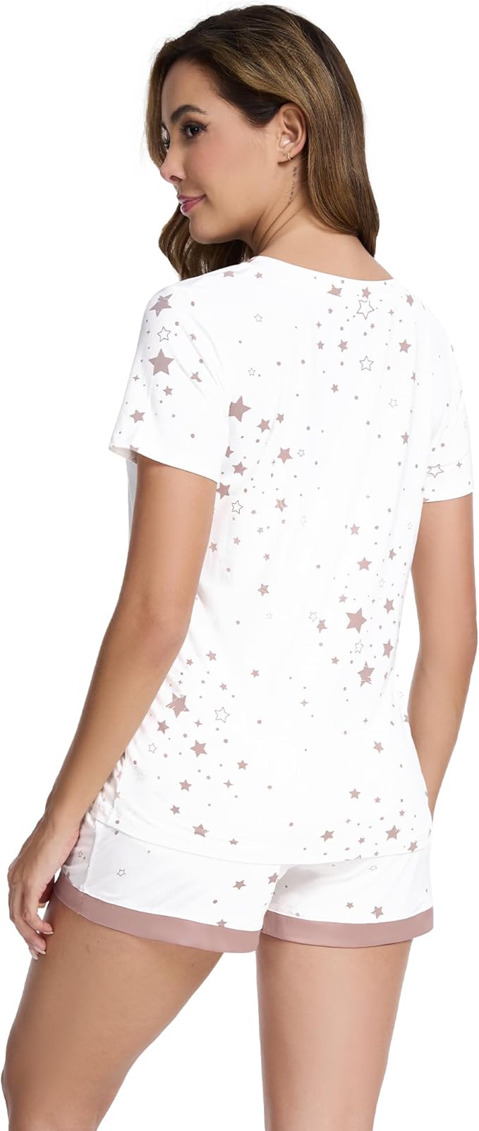 Women's Bamboo Cooling Pajama Set - Short Sleeve - 2 Piece