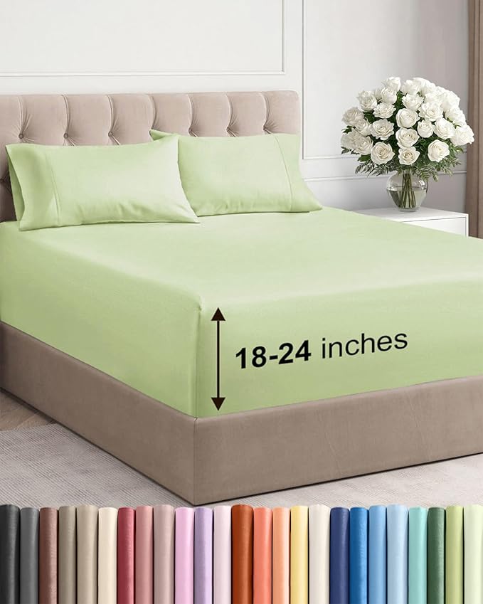 Cooling Bed Sheet Set - Twin - 4 Piece