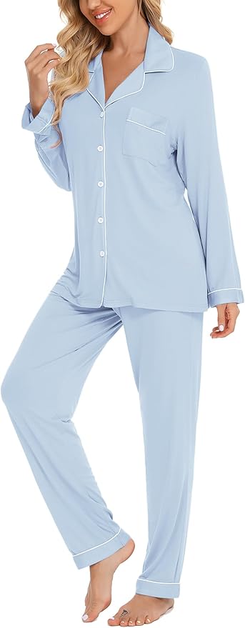 Women's Pants Pajama Set - Long Sleeve - 2 Piece