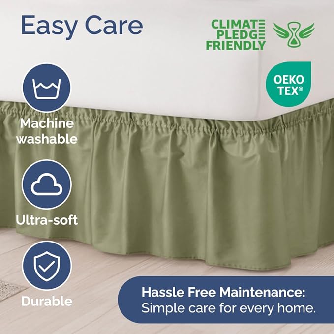 Bed Skirt - King - 14 in Drop