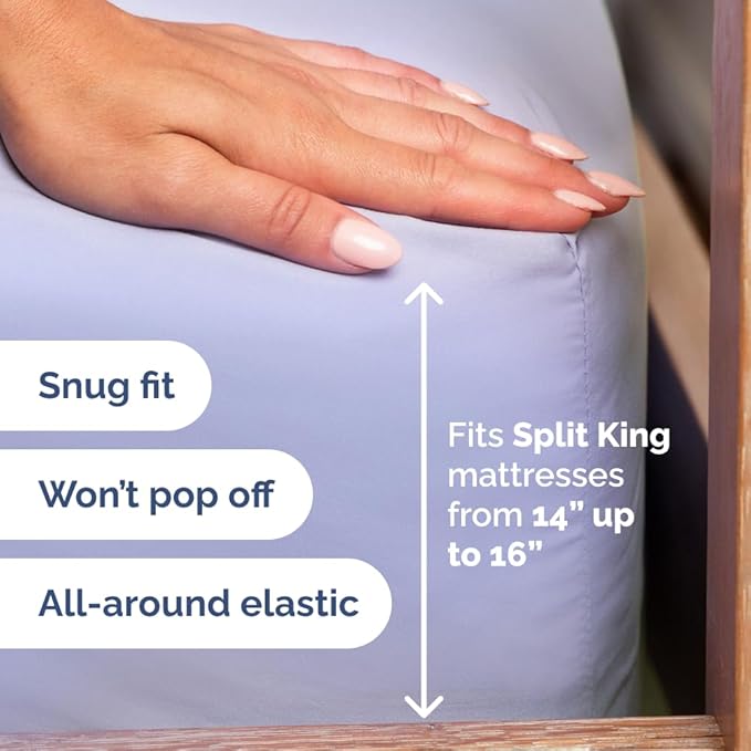 Cooling Bed Sheet Set - King - 4 Piece