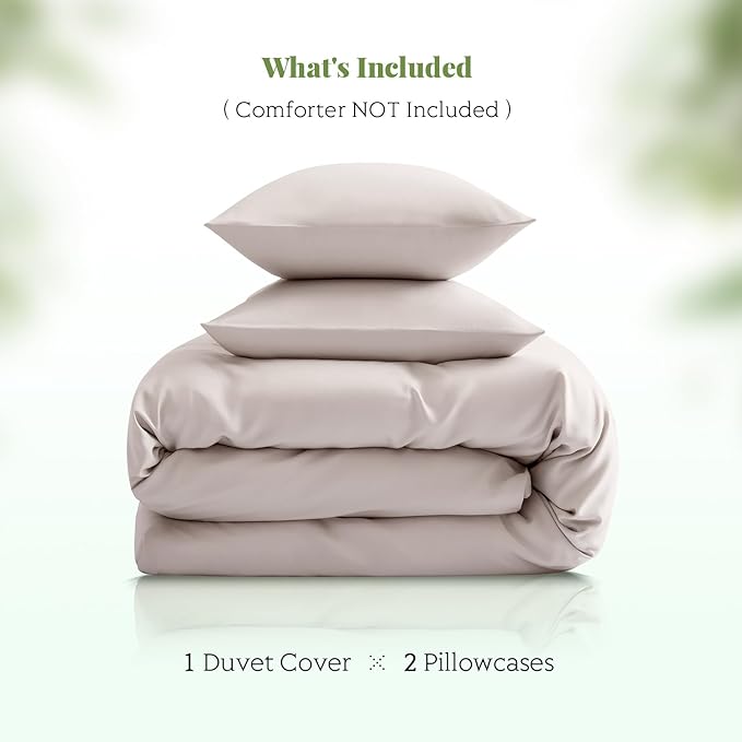 Bamboo Cooling Duvet Cover Set - King - 3 Piece