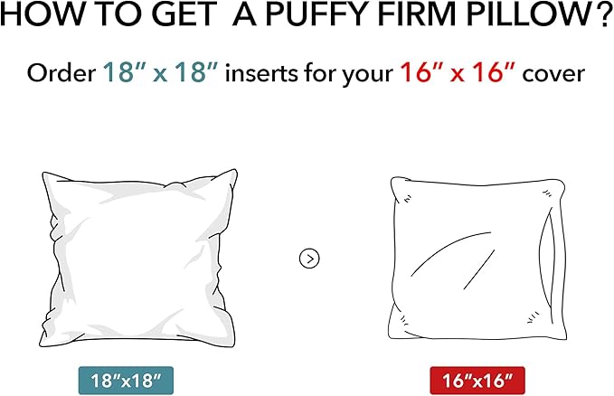 100% Cotton Pillow Insert - 2 Piece