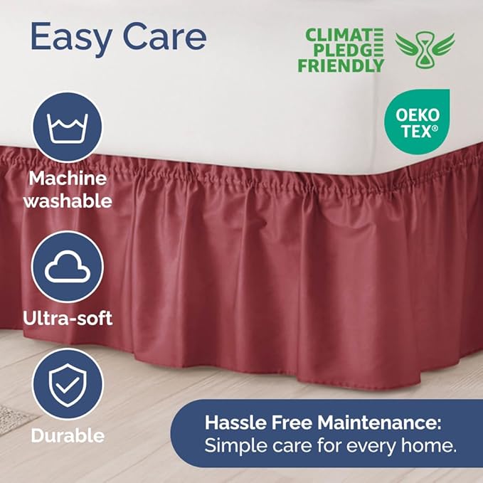 Bed Skirt - King - 18 in Drop