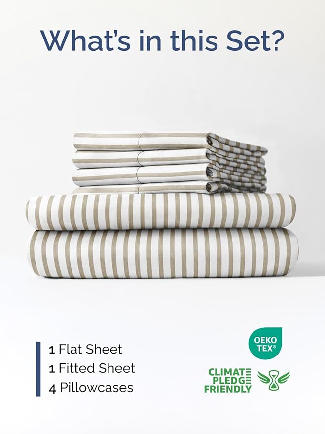 Cooling Bed Sheet Set - Full - 6 Piece