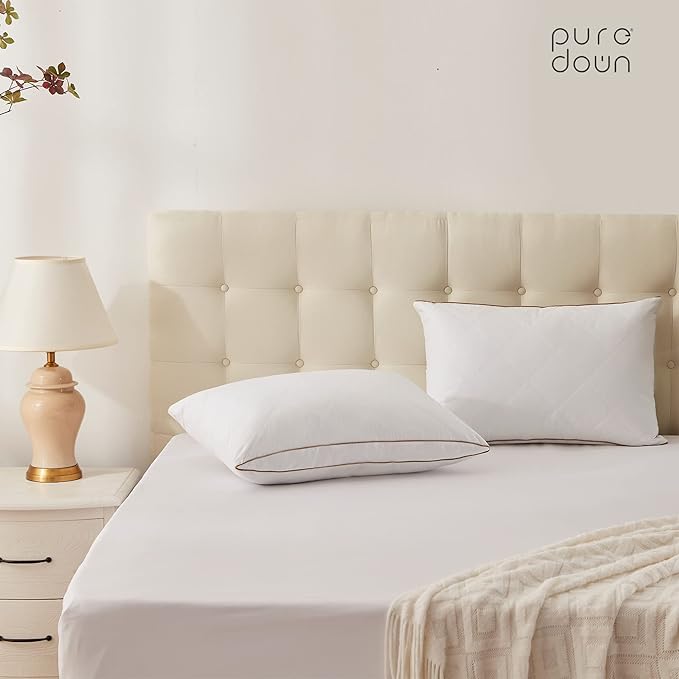 100% Cotton Bed Pillow - Standard - 2 Piece