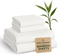 Bamboo Cooling Bed Sheet Set - King - 4 Piece
