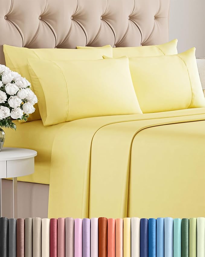 Cooling Bed Sheet Set - California King - 6 Piece