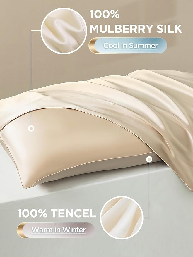 Mulberry Silk Pillowcase - Queen