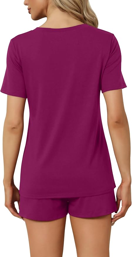 Women's Pajama Set - Short Sleeve - 2 Piece