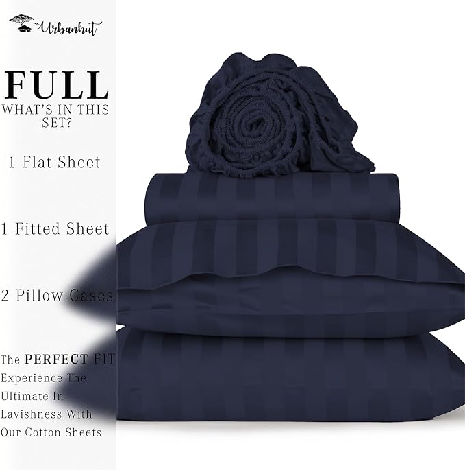 Bed Sheet Set - Full - 16 in Deep Pocket - 4 Piece