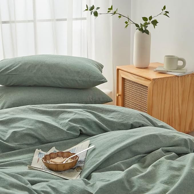 Linen Duvet Cover Set - Queen
