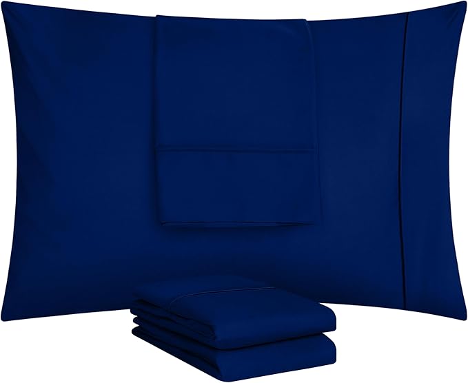 Microfiber Pillowcase Set - Standard - 20 x 26 in - 4 Pack