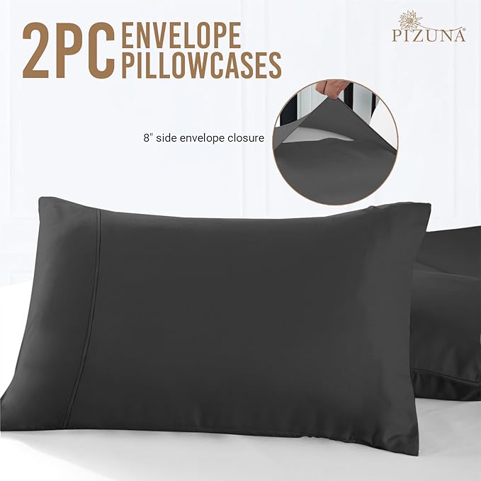 100% Cotton Pillowcase Set - Queen - 2 Piece