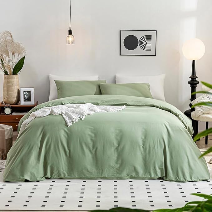 Linen Duvet Cover Set - Twin - 2 Piece