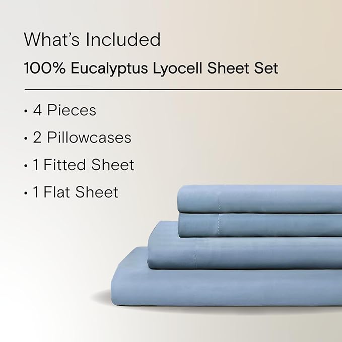 Cooling Bed Sheet Set - King - 4 Piece