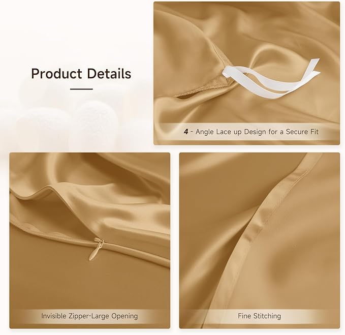 Mulberry Silk Duvet Cover Set - Full - 3 Piece
