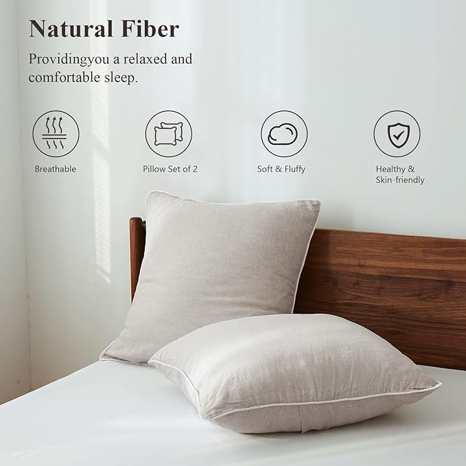 Linen Pillowcase Set - 2 Piece