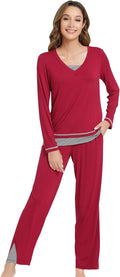 Women's Bamboo Pants Pajama Set - Long Sleeve - 2 Piece