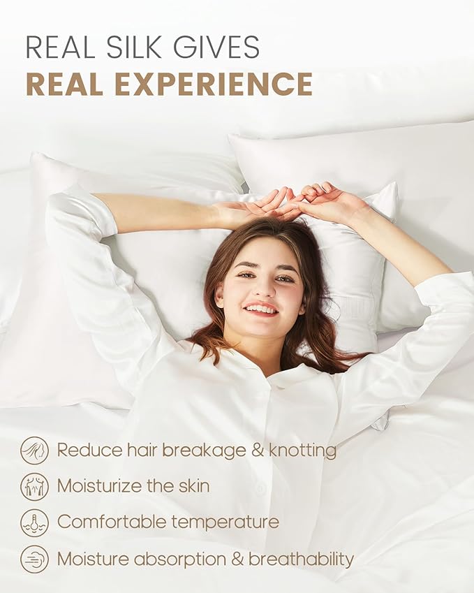 Mulberry Silk Pillowcase Set - Standard - 2 Piece