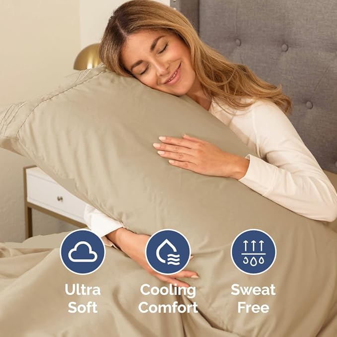 Cooling Bed Sheet Set - Full - 4 Piece