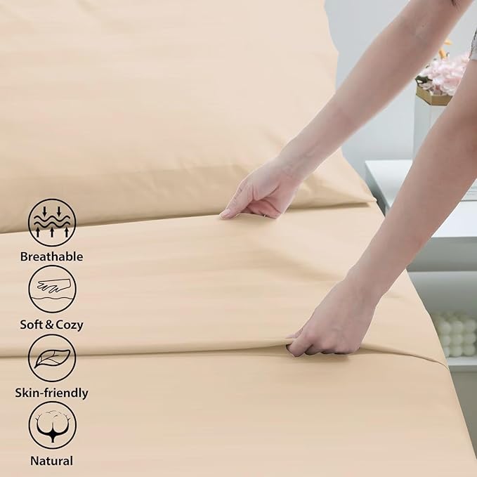 Flat Sheet - Twin - 2 Pack