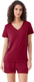 Women's Bamboo Cooling Pajama Set - Short Sleeve - 2 Piece