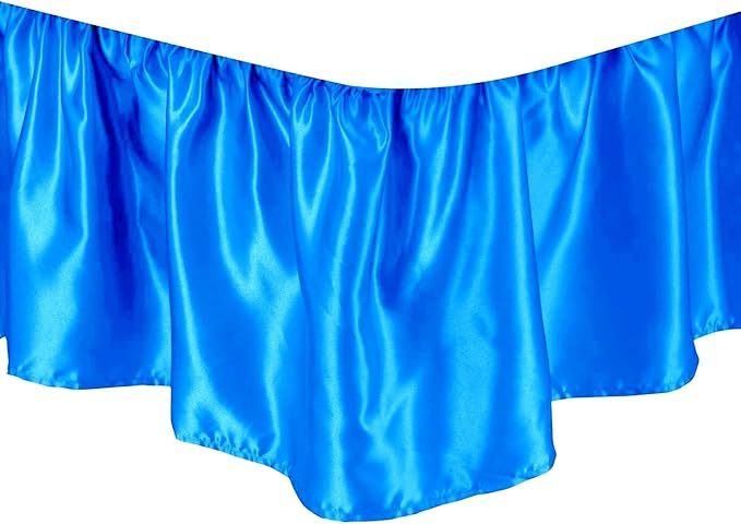 Satin Bed Skirt - King - 15 in Drop