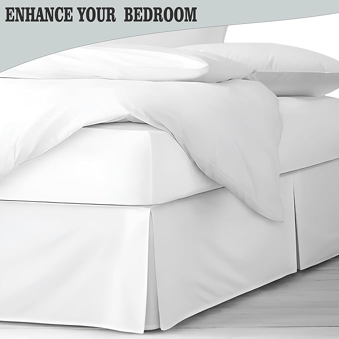 Microfiber Bed Skirt - King - 18 in Drop
