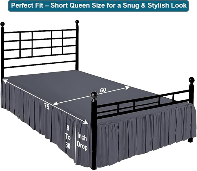 Linen Bed Skirt - Queen