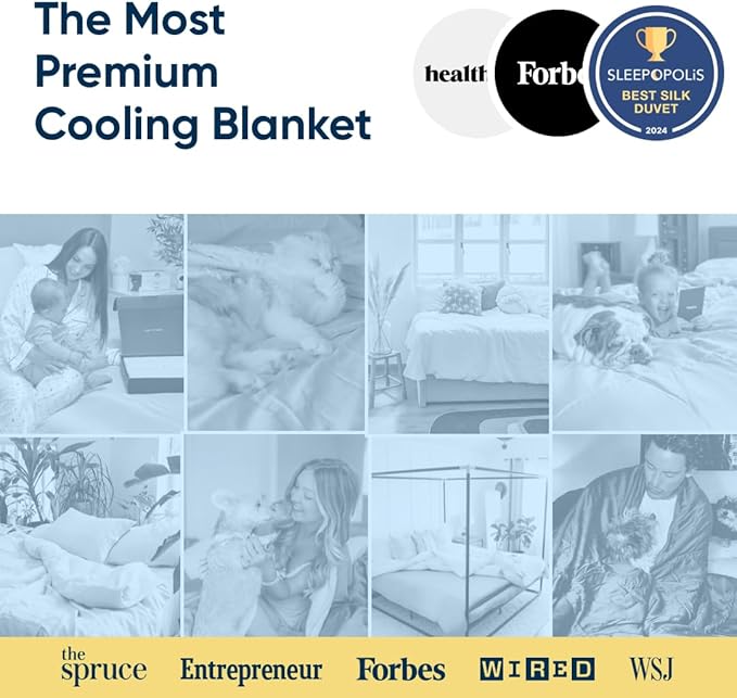 Mulberry Silk Cooling Duvets Down Comforter - King