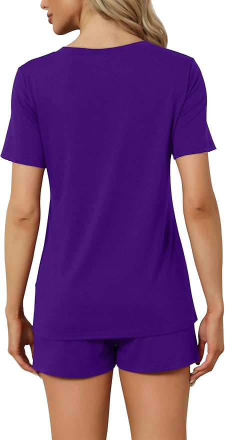Women's Pajama Set - Short Sleeve - 2 Piece
