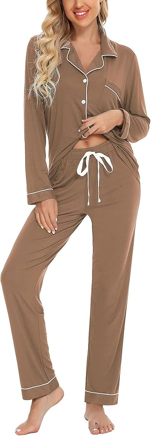 Women's Pants Pajama Set - Long Sleeve - 2 Piece