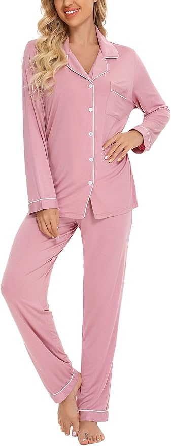 Women's Pants Pajama Set - Long Sleeve - 2 Piece