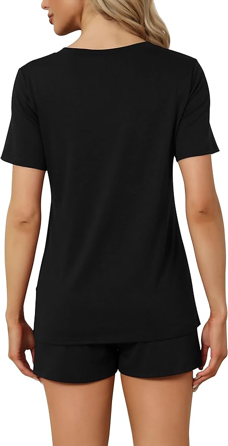 Women's Pajama Set - Short Sleeve - 2 Piece